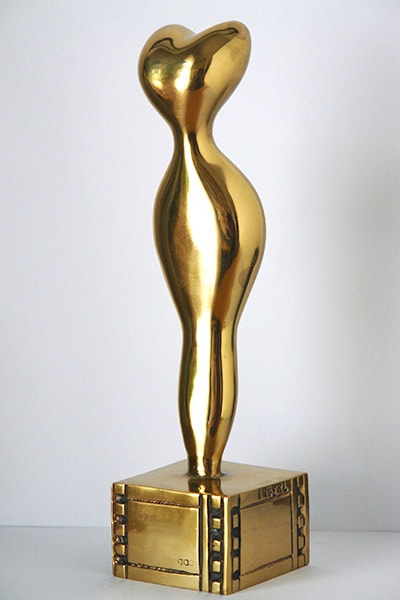 Goldener Kader Figur noyear